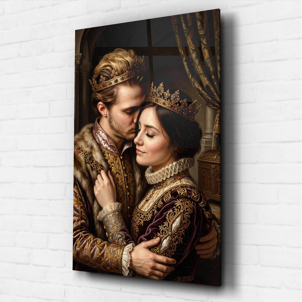 Koppel- & familieportret in renaissancestijl van je foto - acrylglas