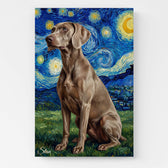 Kattenportret in Van Gogh-stijl van je foto - canvas