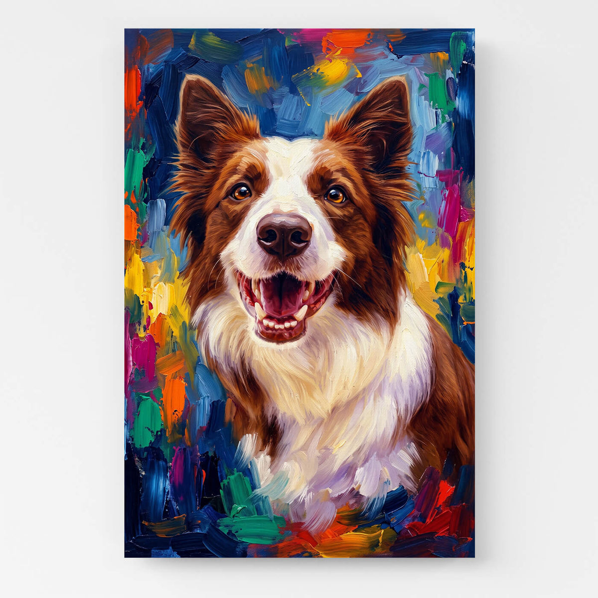 Hondenportret in pop-artstijl van je foto - canvas