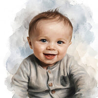 Baby aquarel