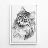 katzenportrait-leinwand-rahmen