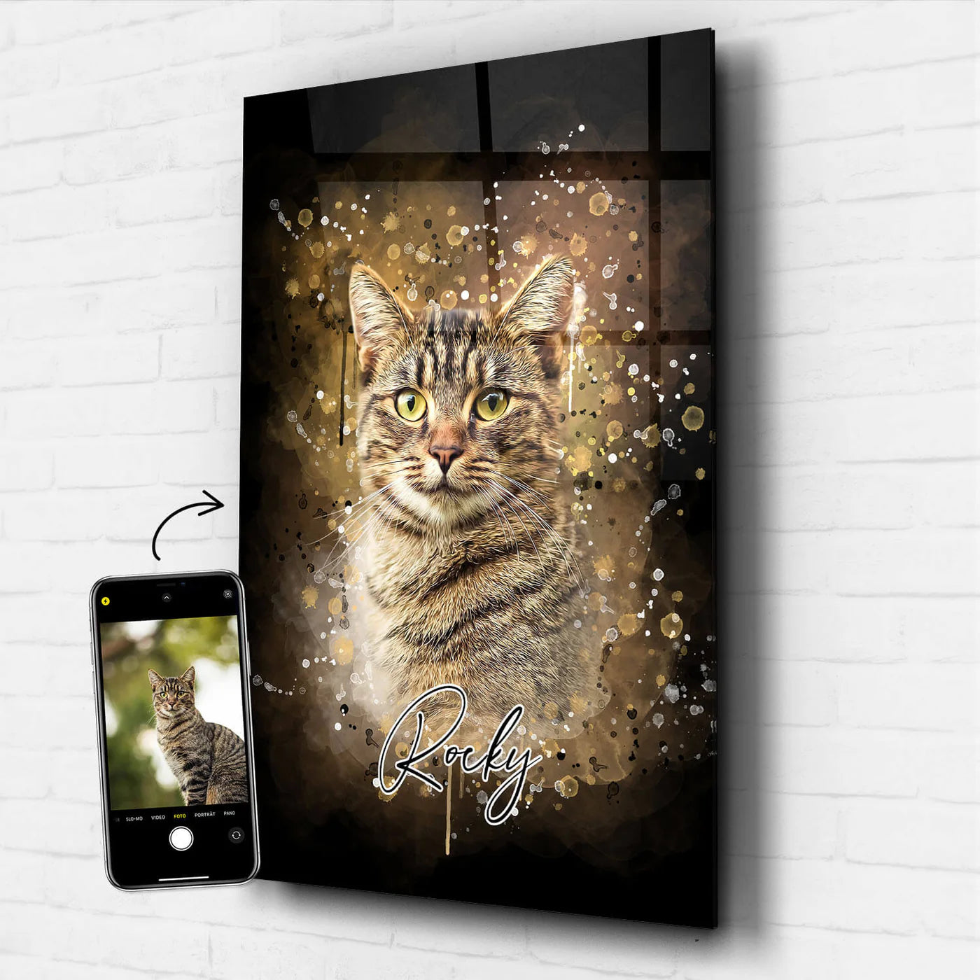 Dierenportret in Waterverf