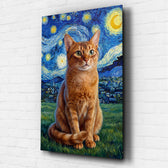 Paardenportret in Van Gogh-stijl van je foto - acrylglas