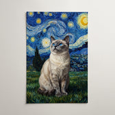 Hondenportret in Van Gogh-stijl van je foto - poster