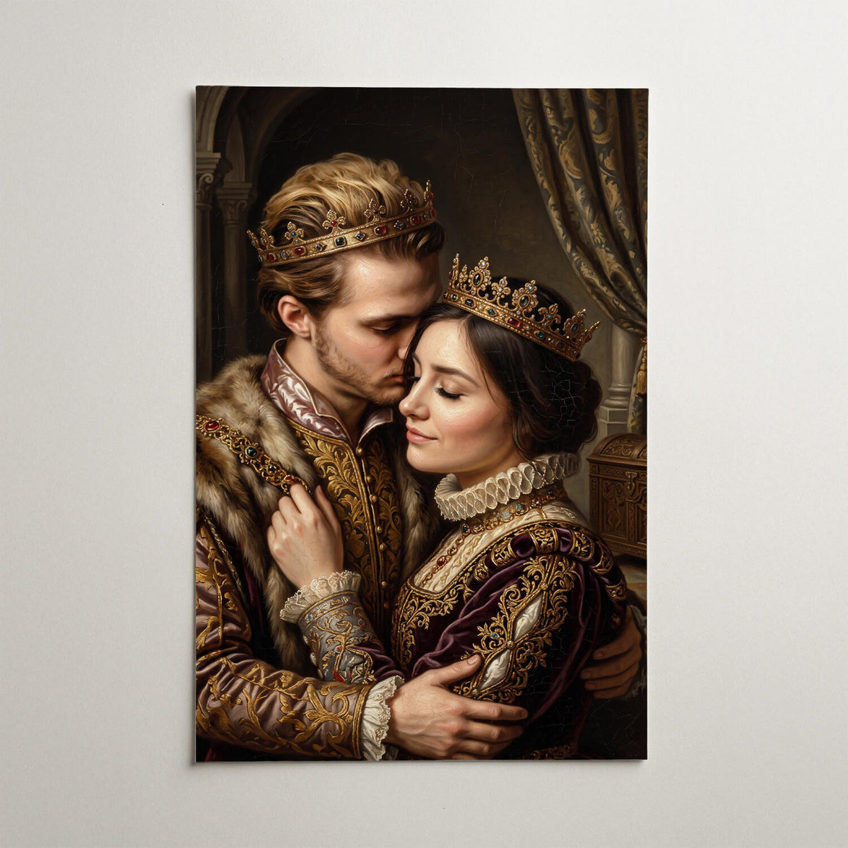 Koppel- & familieportret in renaissancestijl van je foto - poster