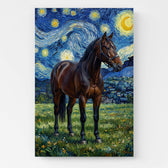Kattenportret in Van Gogh-stijl van je foto - canvas
